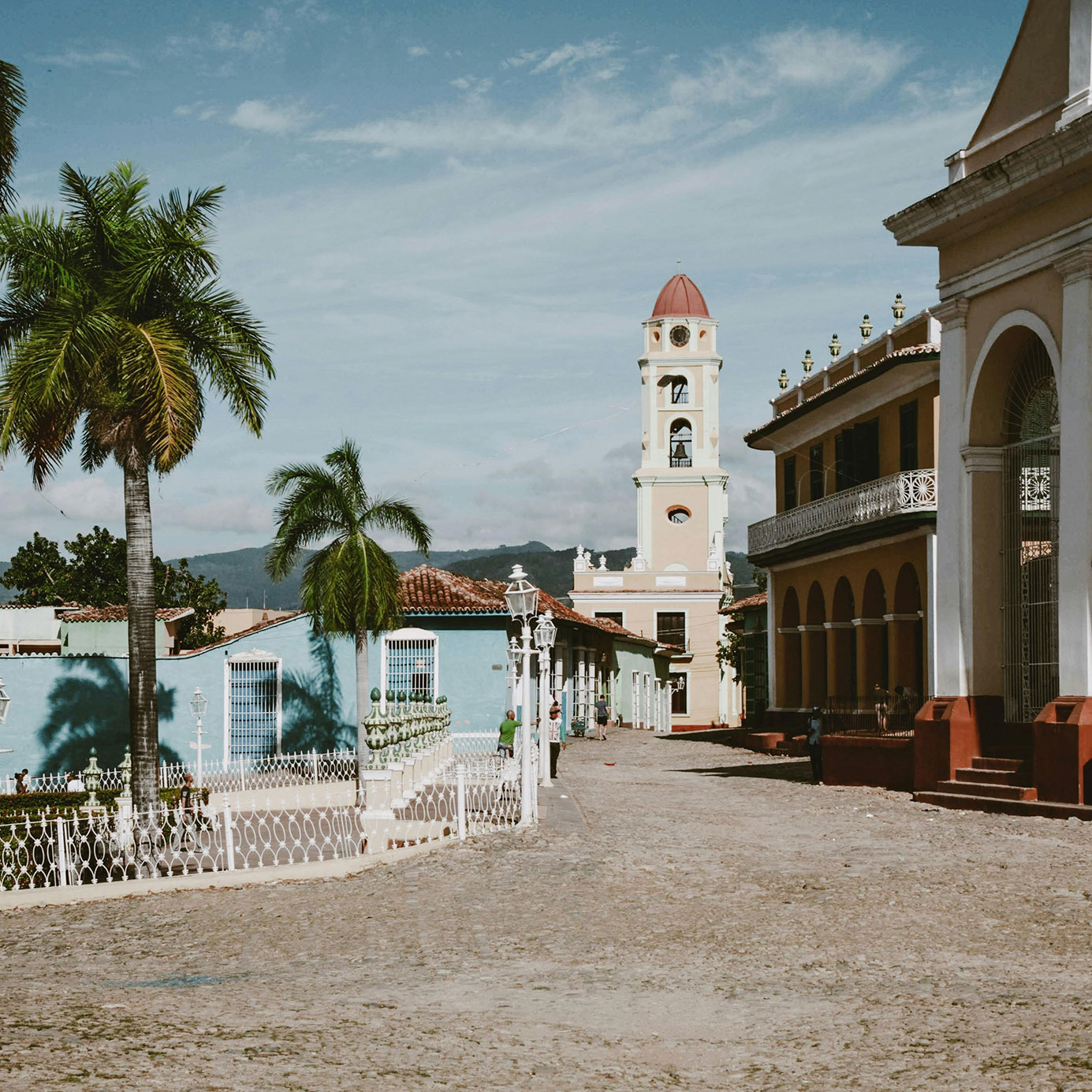 Cobblestone streets of Trinidad, Cuba